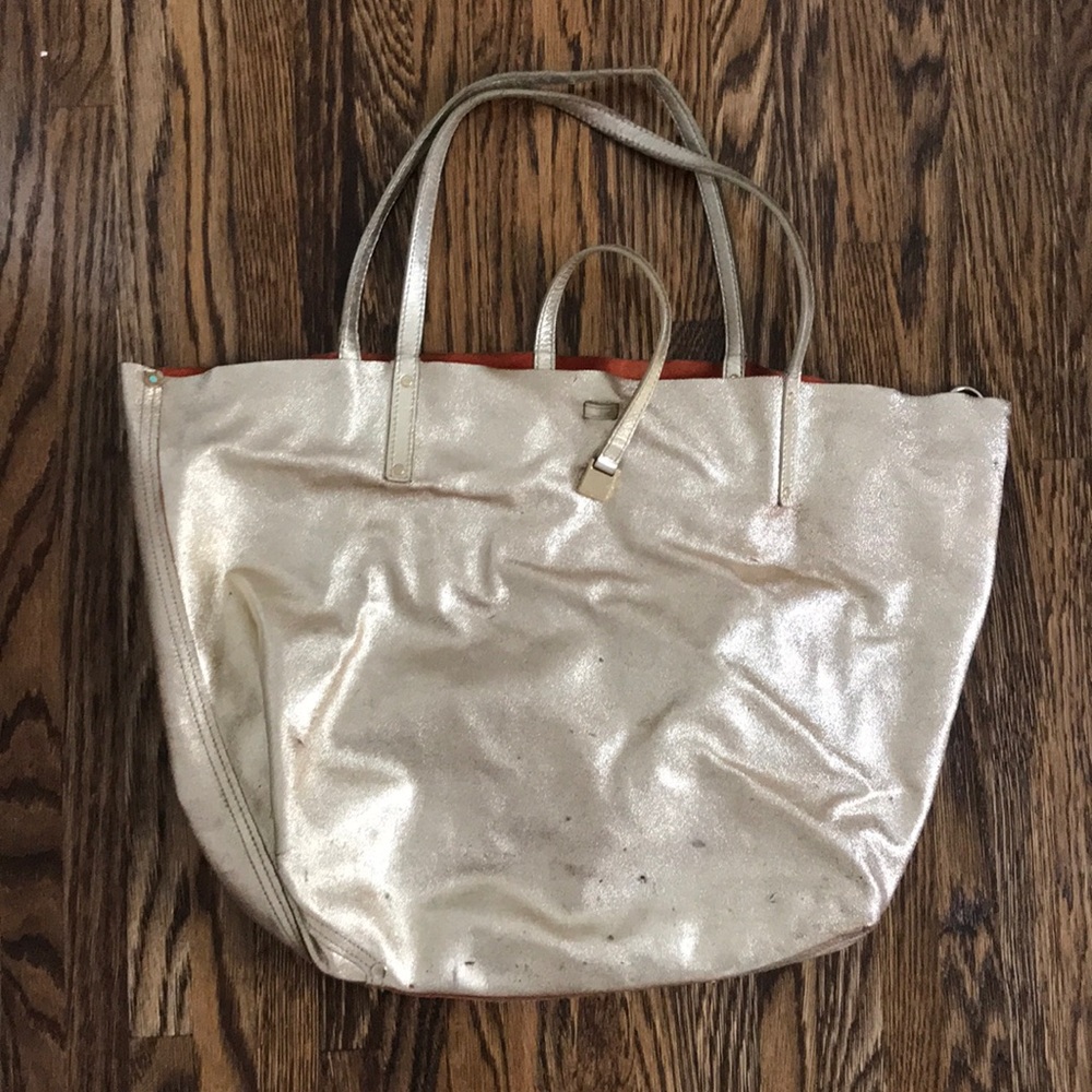 Tiffany & Co leather reversible tote